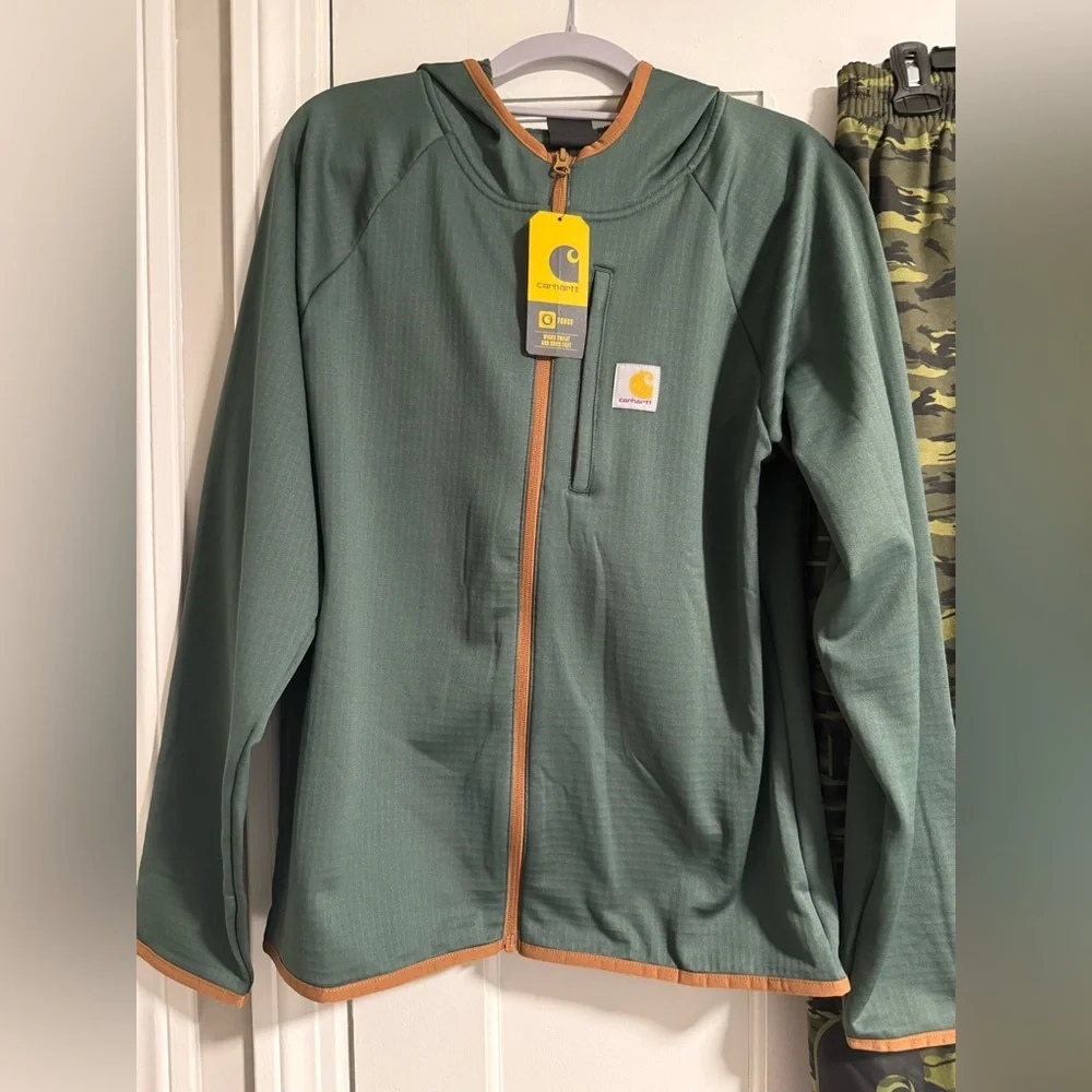 Carhartt Kids Green Jacket and jogger set NWT